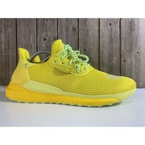 ADIDAS PHARRELL X ADIDAS SOLARHU GLIDE MEN SIZE 10.5 BRIGHT YELLOW